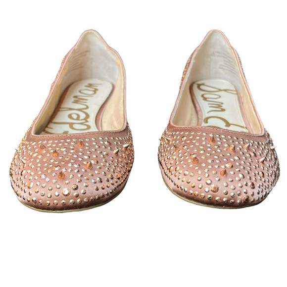 Sam Edelman Jolie Flats Studded Ballerina Rose Gold - Picture 4 of 12